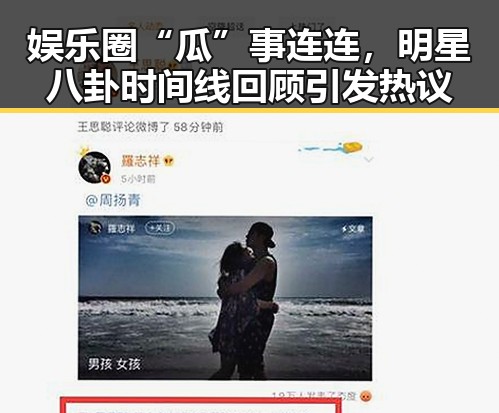 娱乐圈“瓜”事连连,明星八卦时间线回顾引发热议
